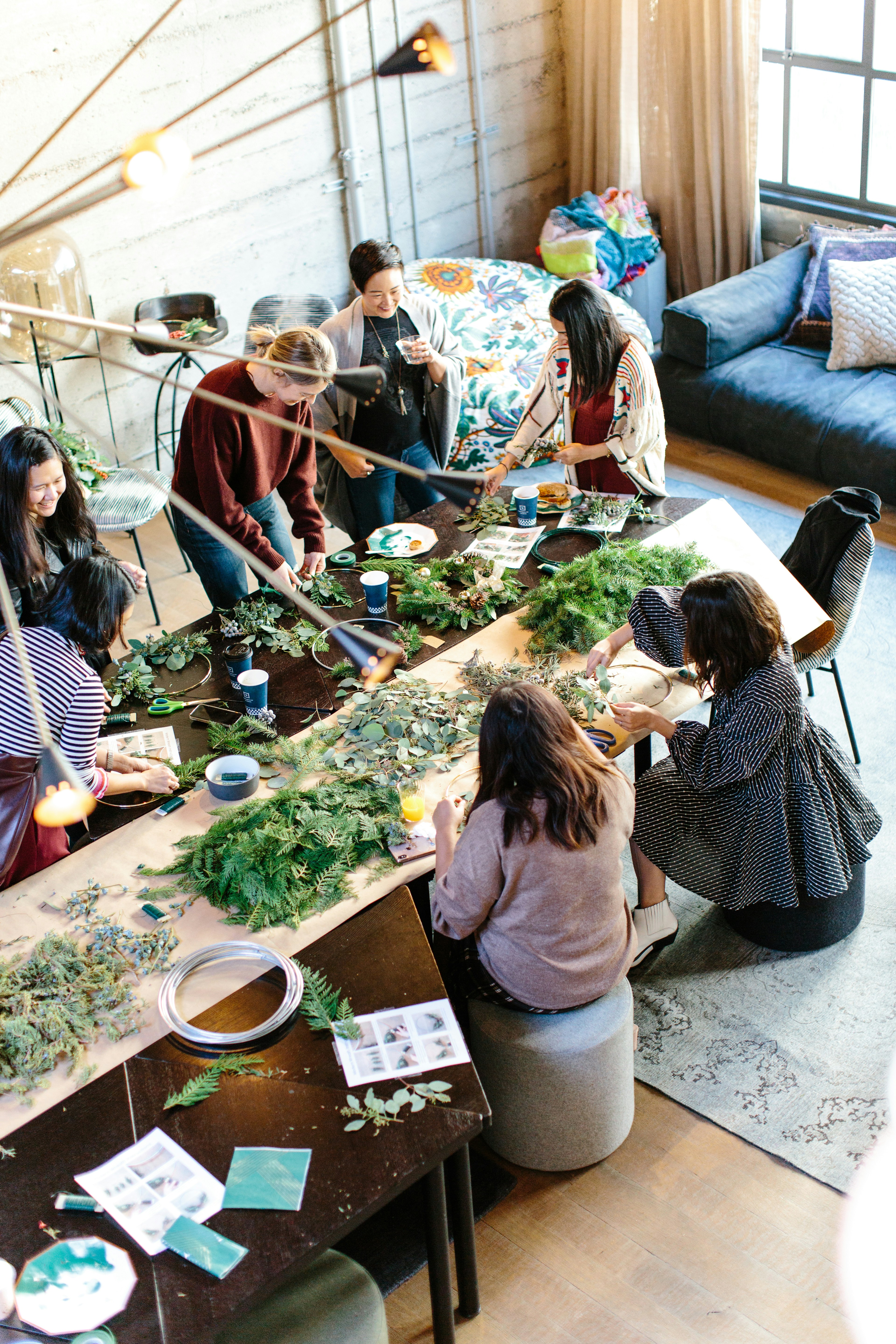 Active neighbors in a vibrant apartment community